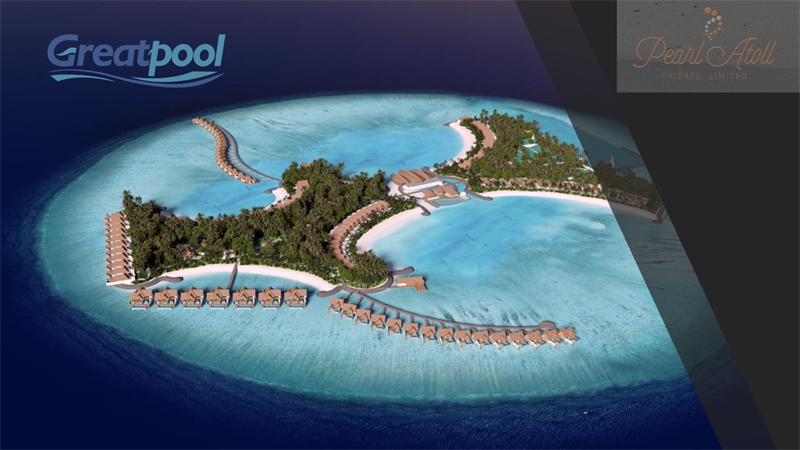 Maldives resort pool project