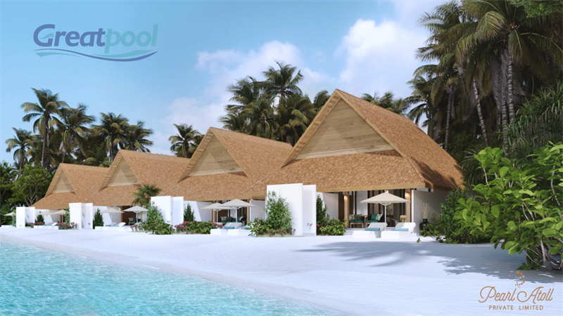 Maldives resort pool project